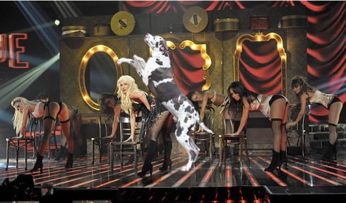 Christina Aguilera X Factor Seleb Spy 2010